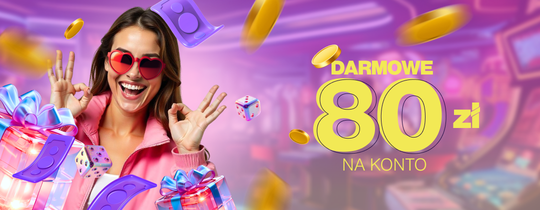 Darmowe 80 zl na konto